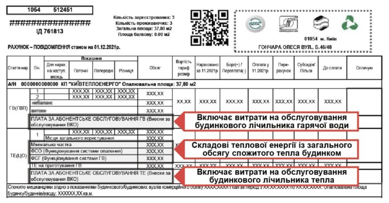 київтеплоенерго квитанція