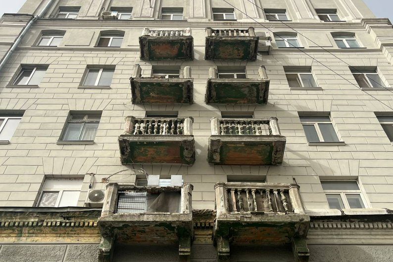 балкон, руйнування